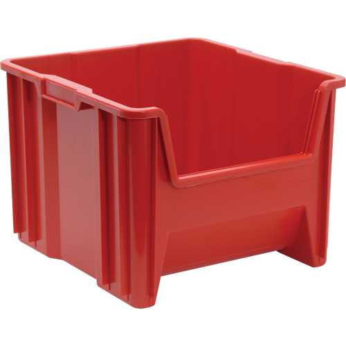 Contenants &agrave; empiler g&eacute;ants, 16,5" la x 17,5" p x 12,5" h, Rouge Oxymax Inc