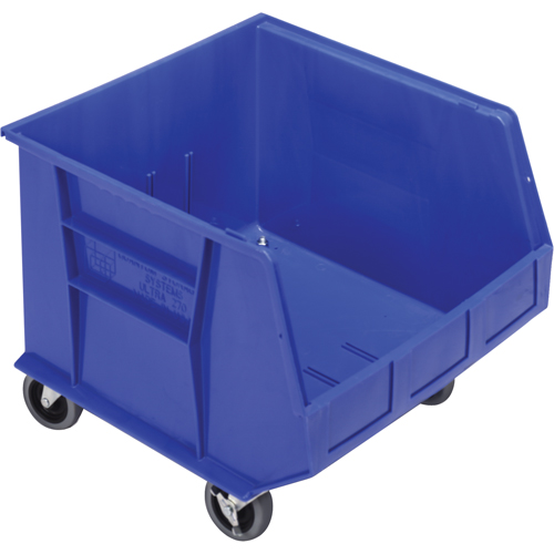 Bac mobile, 14" ha x 16-1/2" la x 18" p, Capacit&eacute; de 75 lb, Bleu Oxymax Inc