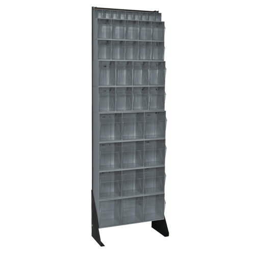 Tip-Out Bins Stand, 23-5/8" W x 8" D x 75" H, 36 Drawers Oxymax Inc