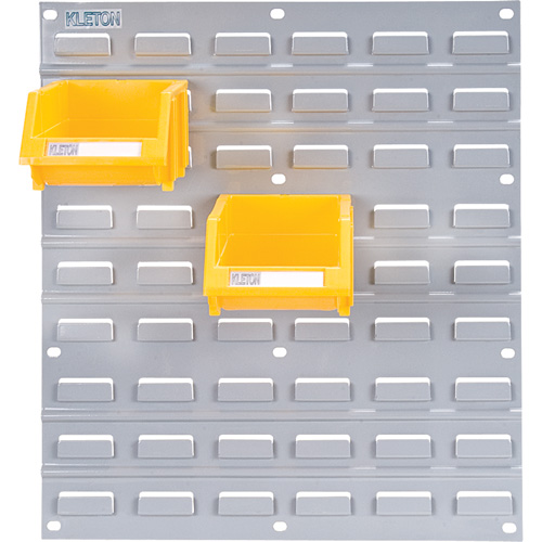 Metal Louvered Panel Bin Support Rack, 16 Bins, 18" W x 1/8" D x 19" H Oxymax Inc