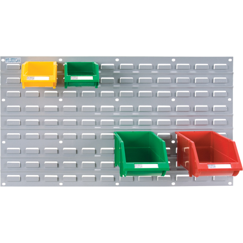 Panneau perfor&eacute; en m&eacute;tal pour bacs, 32 bacs, 36" la x 1/8" p x 19" h Oxymax Inc