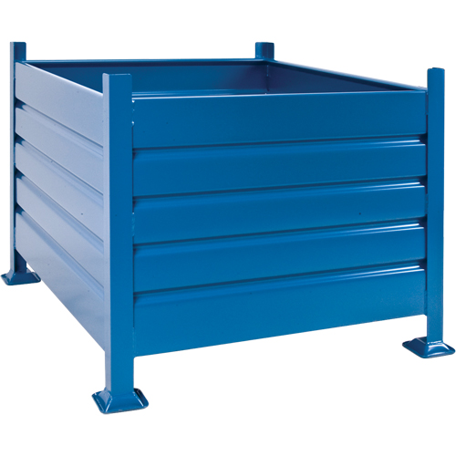 Bulk Stacking Containers, 30" H x 34.5" W x 40.5" D, 4500 lbs. Capacity Oxymax Inc
