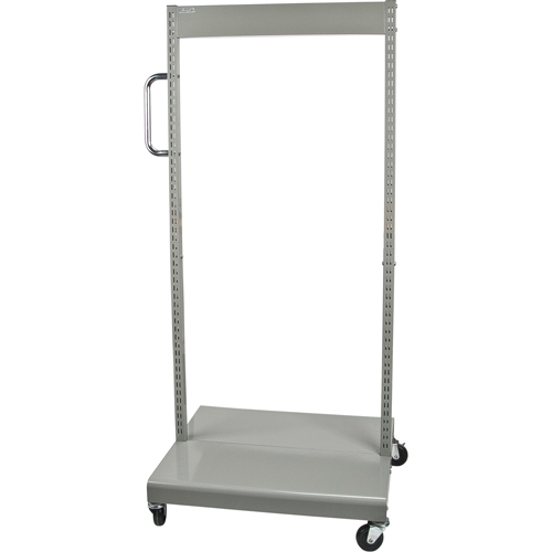Mobile Tilt Bin Rack - Cart Only, Double-sided, 26-1/4" W x 22" D x 57-1/2" H Oxymax Inc