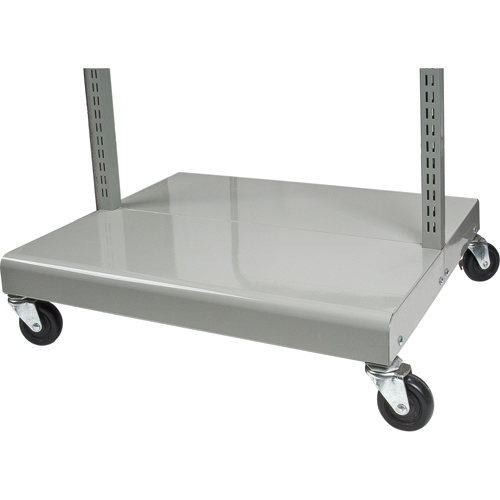 Mobile Tilt Bin Rack - Cart Only, Double-sided, 26-1/4" W x 22" D x 57-1/2" H Oxymax Inc