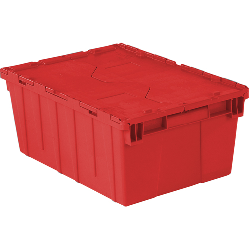 Contenants de distribution Flipak en plastique poly&eacute;thyl&egrave;ne (PE), 21,9" x 15,2" x 9,3", Rouge Oxymax Inc