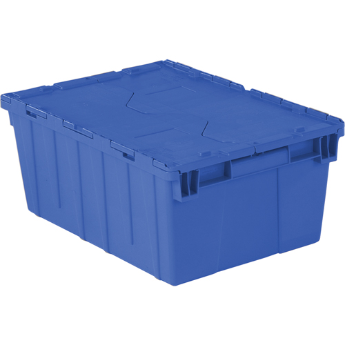 Contenants de distribution Flipak en plastique poly&eacute;thyl&egrave;ne (PE), 21,9" x 15,2" x 9,3", Bleu Oxymax Inc