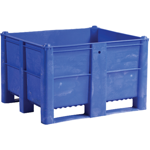 Conteneur pour palettes, 40"/47,25" p x 48"/39,4" la x 29"/29,1" h, Capacit&eacute; 1543 lb/2650 lb, Bleu Oxymax Inc