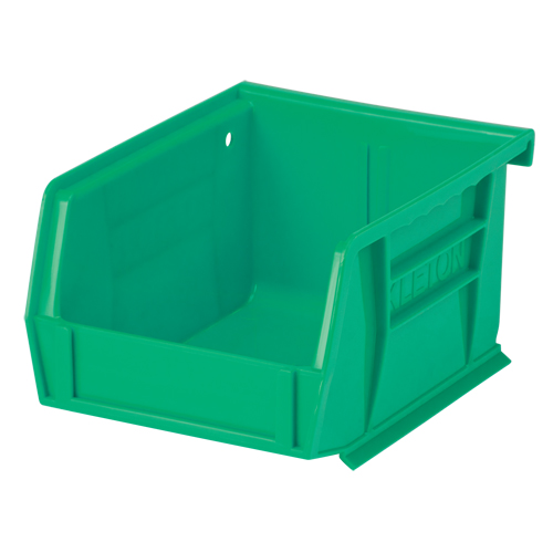Bac empilable & &agrave; suspendre, 4-1/8" la, 3" h x 5-3/8" p, Vert Oxymax Inc