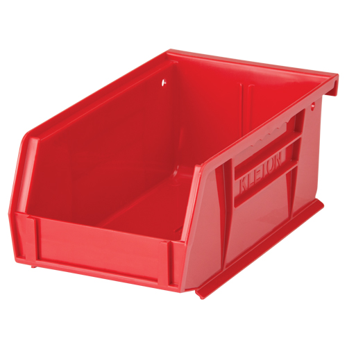 Stack & Hang Bin, 4-1/8" W x 3" H x 7-3/8" D, Red Oxymax Inc