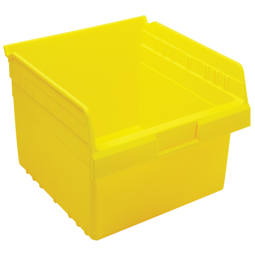 Store-Max Shelf Bins, 11-1/8" W x 8" H x 11-5/8" D, Yellow, 44 lbs. Capacity Oxymax Inc