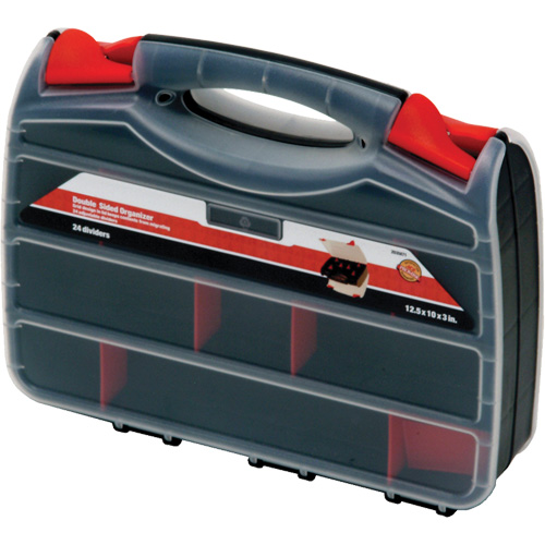 Boîte &agrave; compartiments en plastique, 10,25" la x 12,25" p x 3" h, 32 compartiments Oxymax Inc