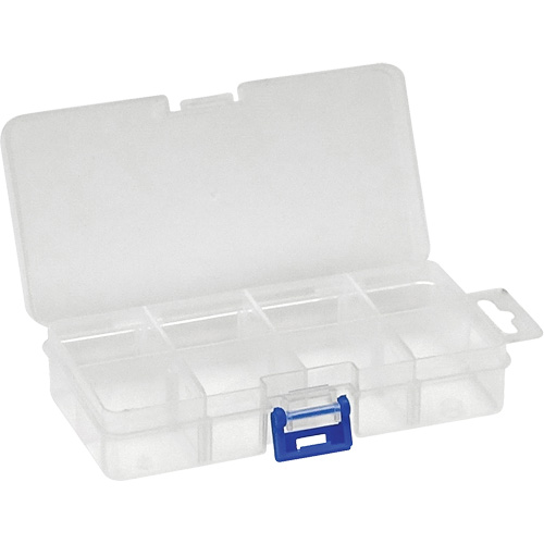 Boîte &agrave; compartiments en plastique, 2,75" la x 5,5" p x 1,25" h, 8 compartiments Oxymax Inc