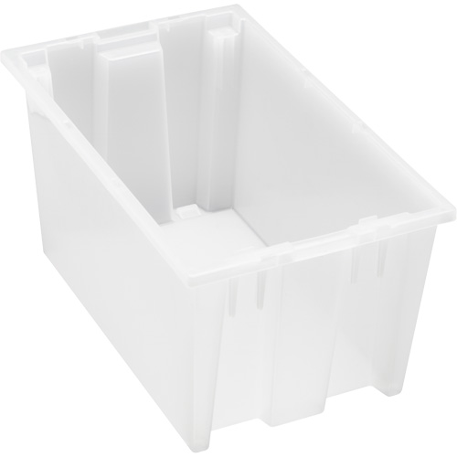 Contenant robuste Stack & Nest, 9" x 11" x 18", Transparent Oxymax Inc