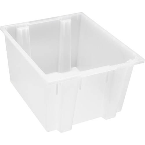 Contenant robuste Stack & Nest, 13" x 19,5" x 23,5", Transparent Oxymax Inc