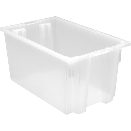 Contenant robuste Stack & Nest, 12" x 19,5" x 23,5", Transparent Oxymax Inc