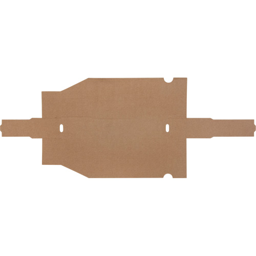 Boîtes profondes en carton ondul&eacute;, 1-15/16" la x 11-1/4" p x 4-1/2" h, Beige Oxymax Inc