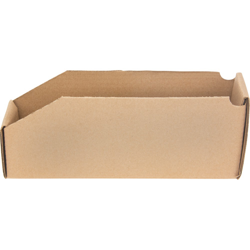 Deep Corrugated Parts Bins, 2-7/8" W x 11-1/4" D x 4-1/2" H, Beige Oxymax Inc
