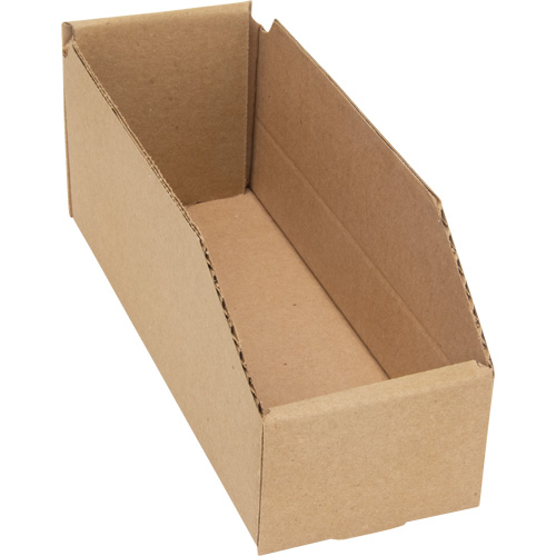 Boîtes profondes en carton ondul&eacute;, 3-3/4" la x 11-1/4" p x 4-1/2" h, Beige Oxymax Inc