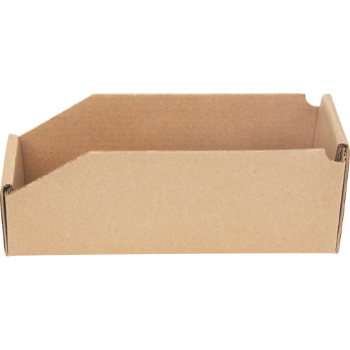 Boîtes profondes en carton ondul&eacute;, 3-3/4" la x 11-1/4" p x 4-1/2" h, Beige Oxymax Inc