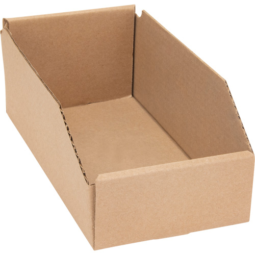 Boîtes profondes en carton ondul&eacute;, 5-3/4" la x 11-1/4" p x 4-1/2" h, Beige Oxymax Inc