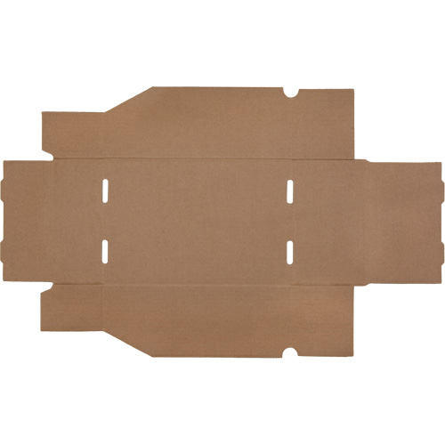 Boîtes profondes en carton ondul&eacute;, 7-5/8" la x 11-5/16" p x 4-1/2" h, Beige Oxymax Inc