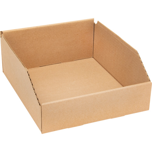 Boîtes profondes en carton ondul&eacute;, 9-3/4" la x 11-1/4" p x 4-1/2" h, Beige Oxymax Inc