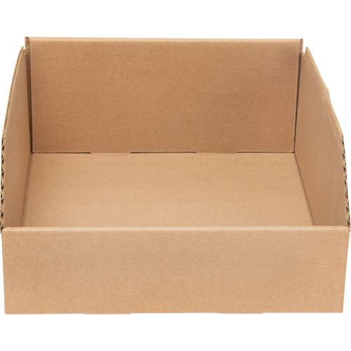 Boîtes profondes en carton ondul&eacute;, 9-3/4" la x 11-1/4" p x 4-1/2" h, Beige Oxymax Inc