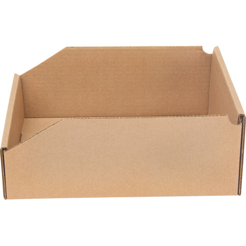 Boîtes profondes en carton ondul&eacute;, 9-3/4" la x 11-1/4" p x 4-1/2" h, Beige Oxymax Inc