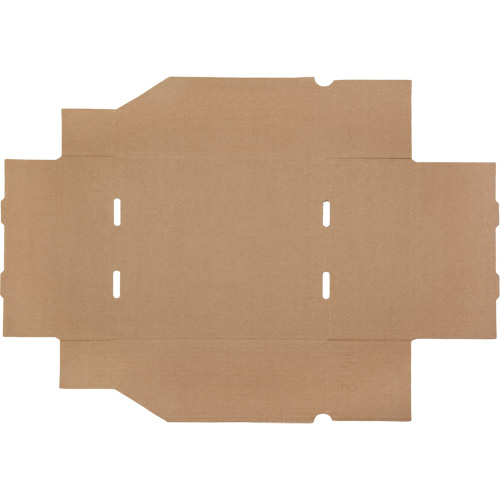 Boîtes profondes en carton ondul&eacute;, 9-3/4" la x 11-1/4" p x 4-1/2" h, Beige Oxymax Inc