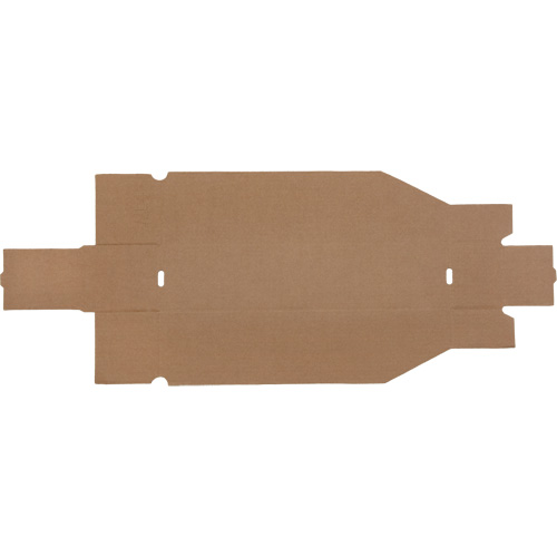 Deep Corrugated Parts Bins, 3-3/4" W x 17-1/4" D x 4-1/2" H, Beige Oxymax Inc
