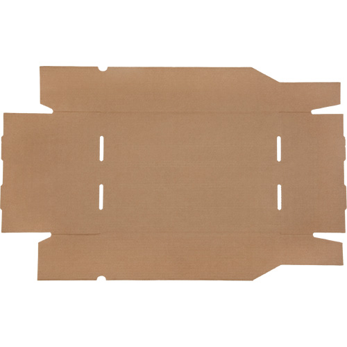 Deep Corrugated Parts Bins, 11-3/4" W x 17-1/4" D x 4-1/2" H, Beige Oxymax Inc