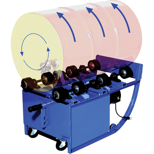 Portable Rotators, 55 US gal. (45 Imperial Gal.) Capacity, Variable Speed, 0.5 HP Oxymax Inc
