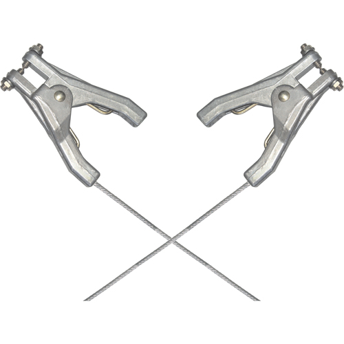 Heavy-Duty Bonding & Grounding Wire Assemblies - Two Hand Clamp Connectors Oxymax Inc