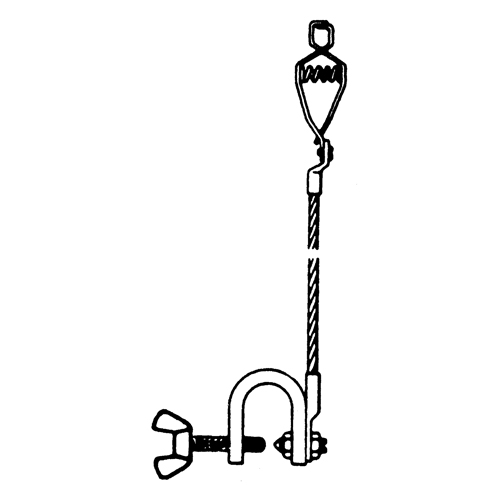 Light-Duty Bonding & Grounding Wire Assemblies - Alligator Clip & Small C-Clamps Oxymax Inc