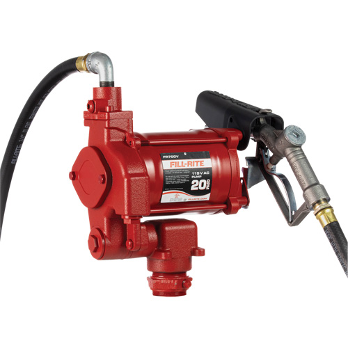 AC Utility Rotary Vane Pumps with Nozzle, 115 V, 20 GPM Oxymax Inc