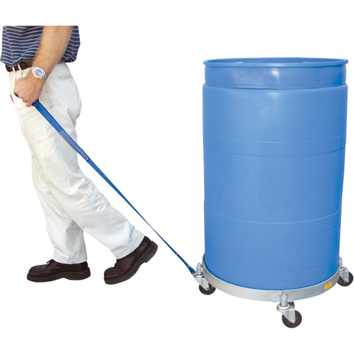 Chariots &agrave; &eacute;tages multiples pour baril, Acier, Capacit&eacute;e 900 lb, Diam&egrave;tre 23-1/2", Roue en Caoutchouc Oxymax Inc