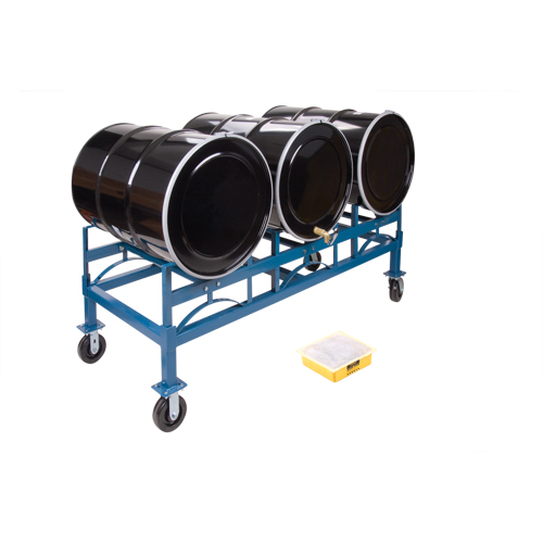 Porte-barils empilables, 3 barils, Capacit&eacute; de 2400 lb, 71-1/2" la x 30" p x 12-1/2" h Oxymax Inc