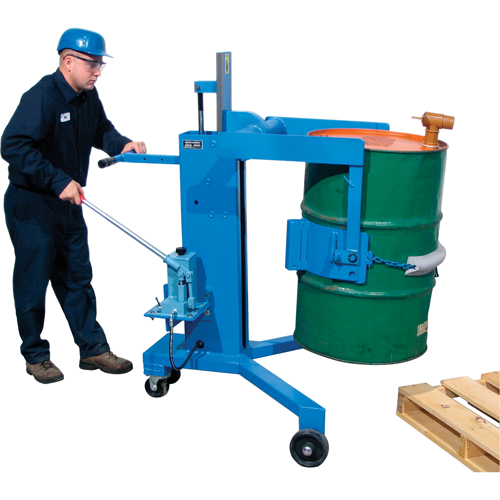 Basculeur - palettiseurs pour barils, 55 gal. US (45 gal. imp.) Oxymax Inc