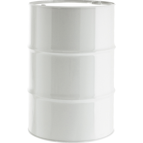 Steel Drums, 55 US gal (45.8 imp. Gal.), Lined, White, Closed Top, 1A1/Y1.8/300, 18 - 20 Gauge Oxymax Inc