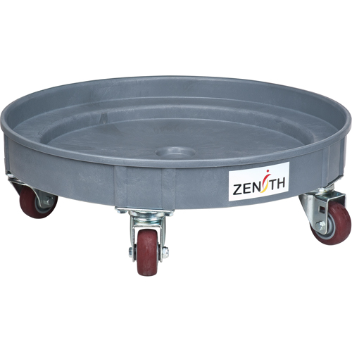 Leak Containment Drum Dolly, 24.25" dia. X 7.625" H, 1.5 US Gal. Spill Cap. Oxymax Inc