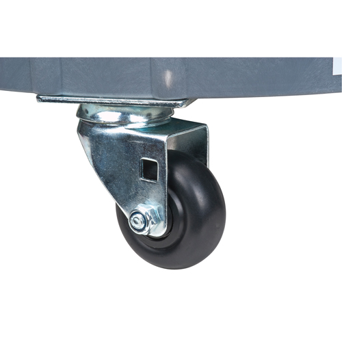 Socle roulant pour baril de confinement des fuites, 24,25" dia. X 7,625" h, Cap. de d&eacute;versement 1,5 gal. US Oxymax Inc