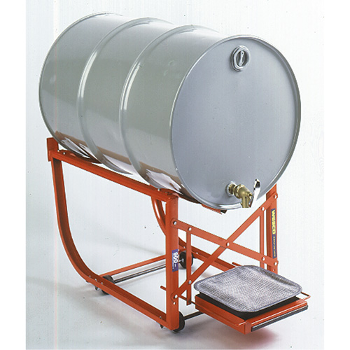 Drum Cradle with Drip Tray, 55 US gal. (45 Imperial Gal.) Capacity, 600 lbs./272 kg Load Limit Oxymax Inc