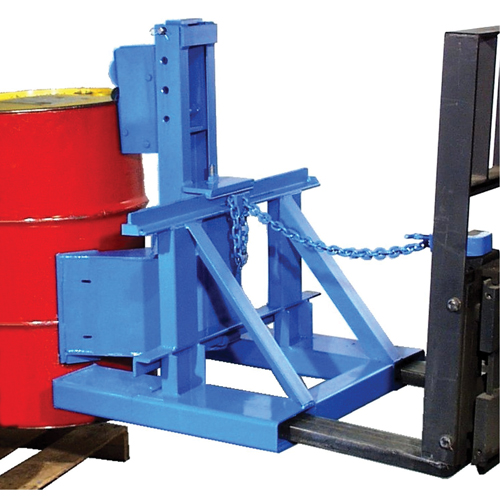 Manipulateur de barils MORSPEED 1500 pour chariot &eacute;l&eacute;vateur, Pour 55 gal. US (45 gal. imp.) Oxymax Inc