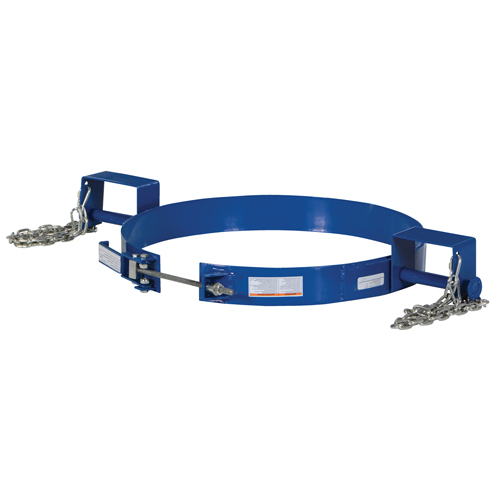 Anneau de bascule pour baril, Baril de 55 gal. US (45 gal. imp.), Capacit&eacute; 1200 lb/ 544 kg Oxymax Inc