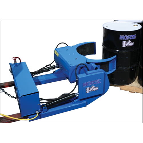 Manipulateur de baril mont&eacute; sur fourches Grip+Go &agrave; prise motoris&eacute;e, Baril de 15 - 55 gal. US (12,5 - 45 gal. imp.), Capacit&eacute; 1500 lb/680 kg Oxymax Inc