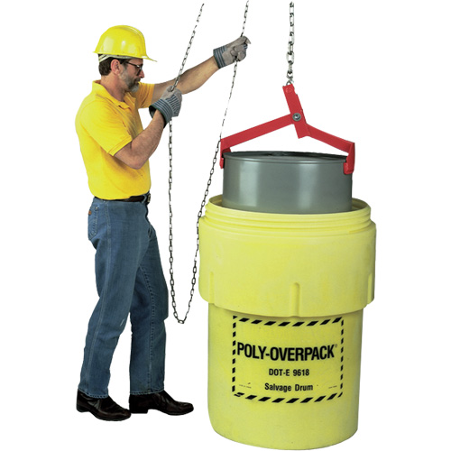 L&egrave;ve-baril, Baril de 85 gal. US (70 gal. imp.), Capacit&eacute; 1000 lb/454 kg Oxymax Inc