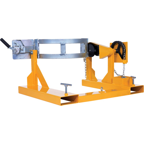 Porte-baril pour chariot &agrave; fourche, Pour 55 gal. US (45,8 gal imp&eacute;rial) Oxymax Inc