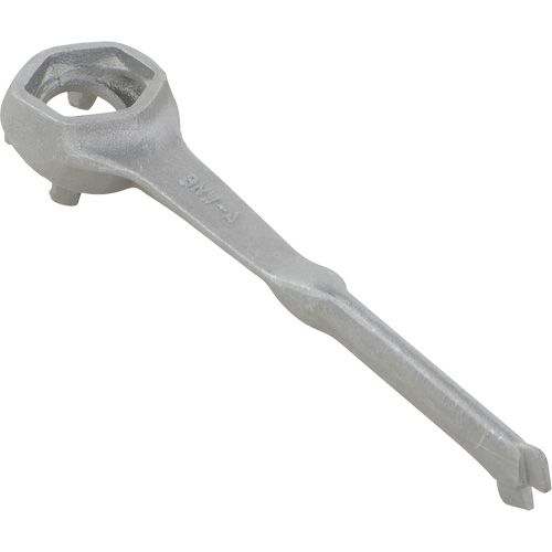 Single Ended Specialty Bung Nut Wrench, 1-1/2" Opening, 4-1/4" Handle, Non-Sparking Aluminum Oxymax Inc
