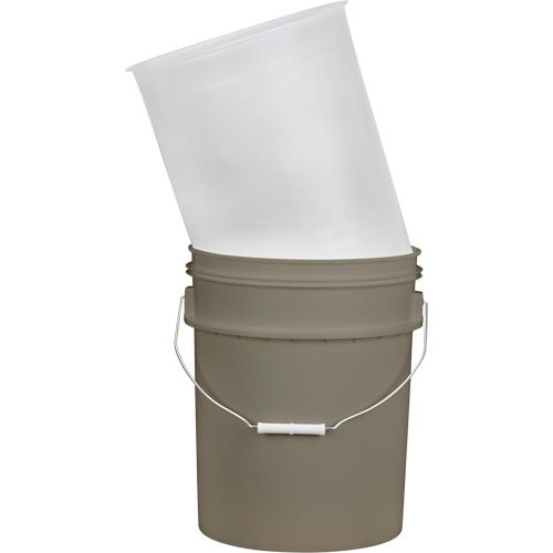 Doublure pour seau en plastique, 11-1/4" dia. x 14" h, 5 gal. US (4,16 gal. imp.) capacit&eacute; Oxymax Inc