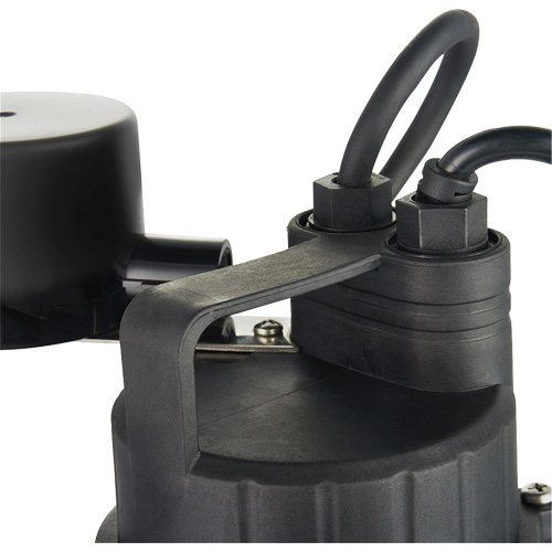 Pompe de puisard submersible thermoplastique, 2560 gal./h, 115 V, 4,6 A, 1/3 CV Oxymax Inc